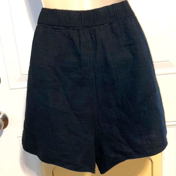 UNIVERSAL THREAD Cotton Black Shorts Pockets Stretch Waistband Womens Large - Picture 3 of 8